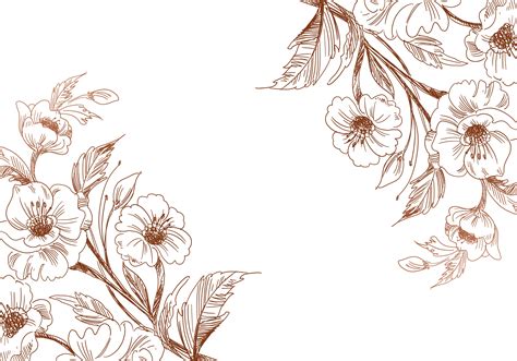 flower vector vintage